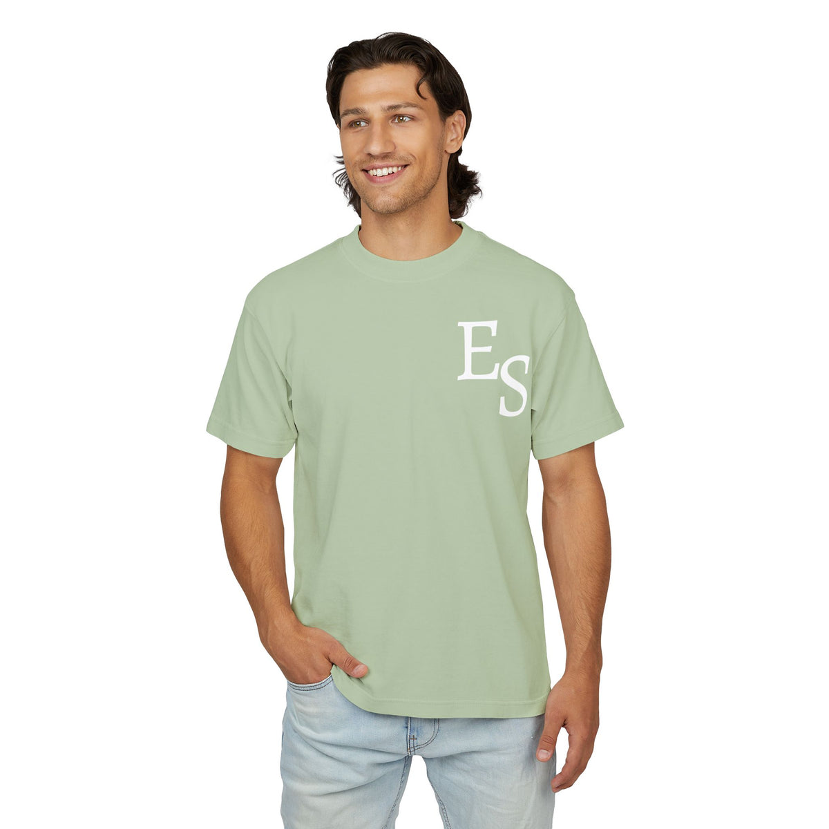 Escape Society Tee Oil Green