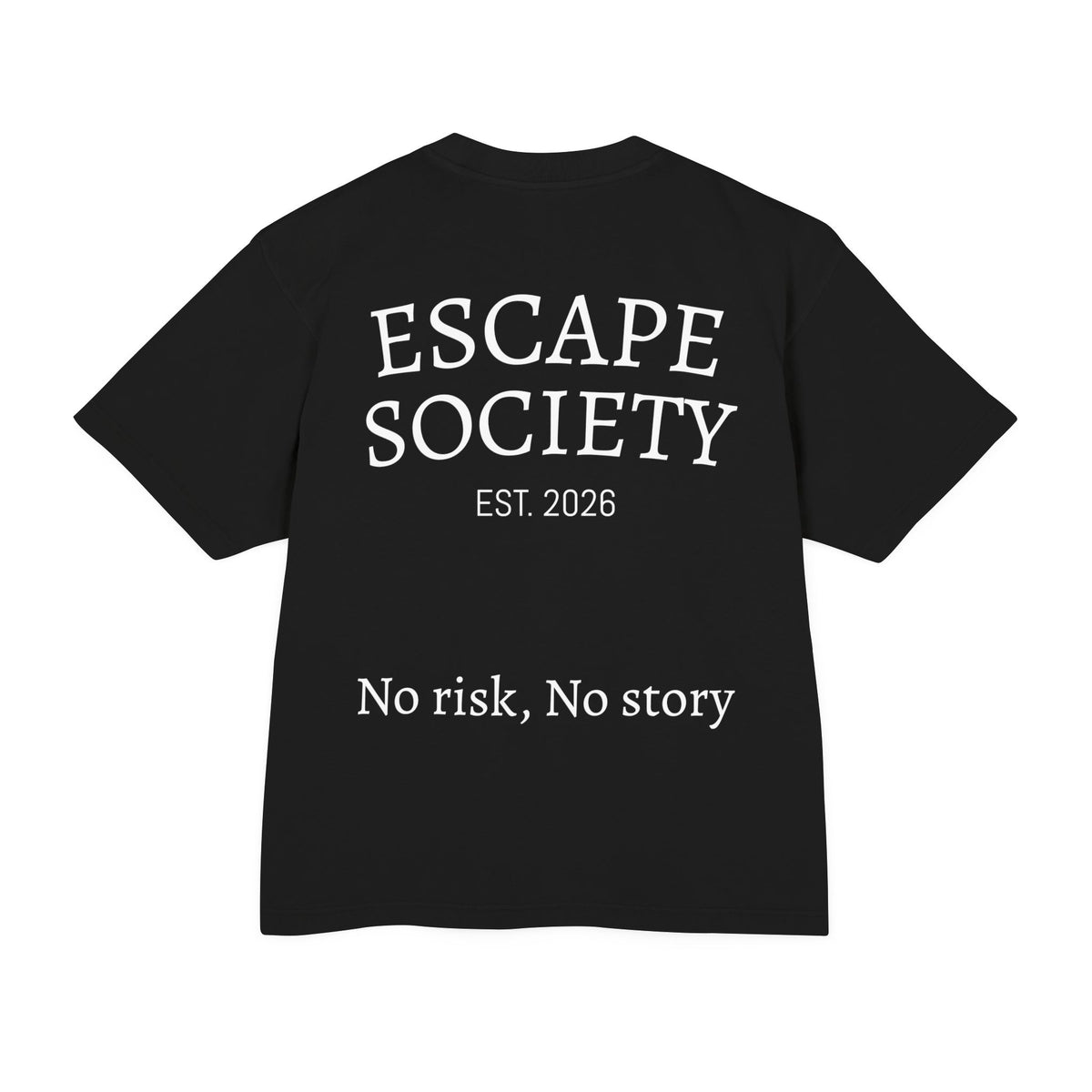 Escape Society Tee Black