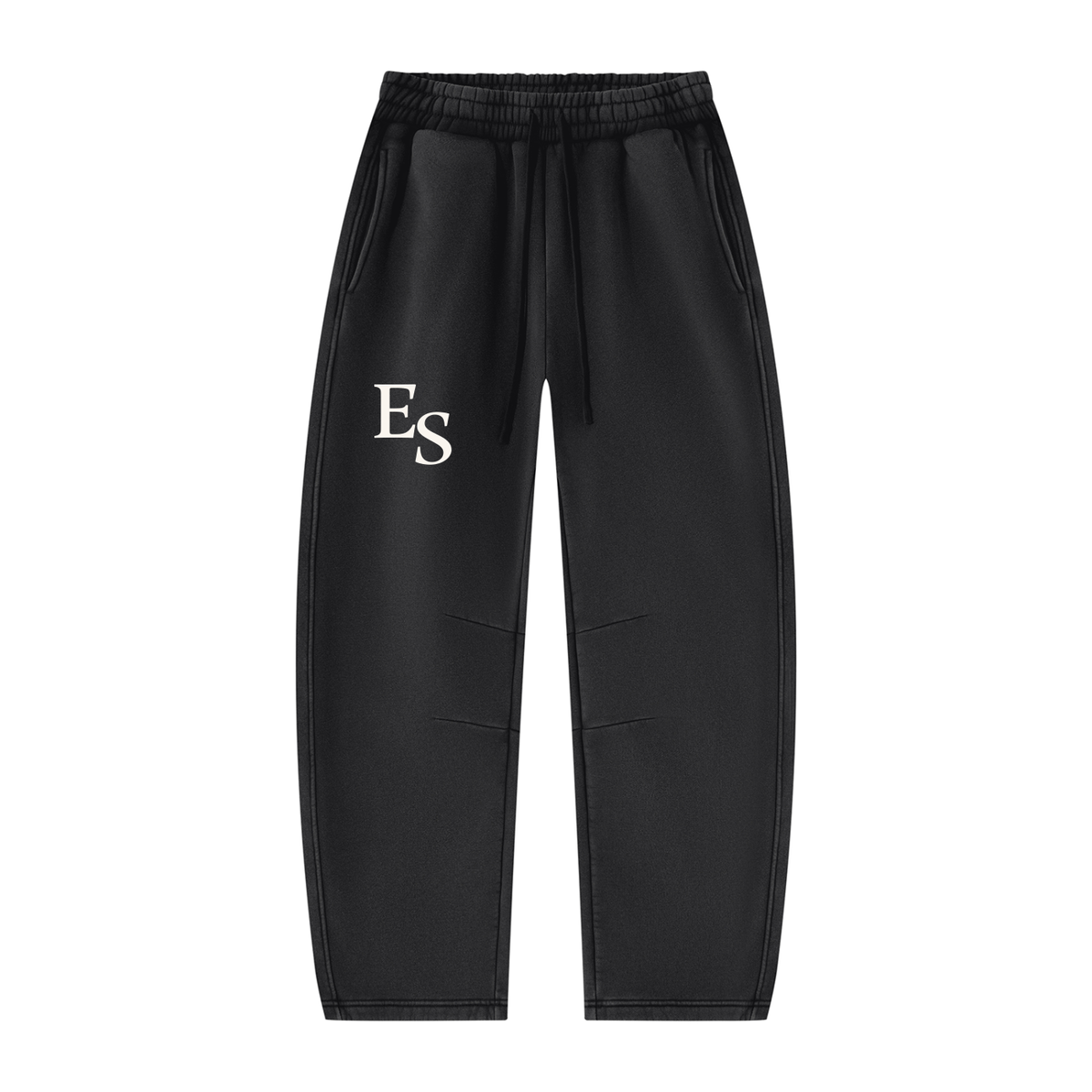 Unisex Vintage Wash Barrel Leg Fleece Sweatpants