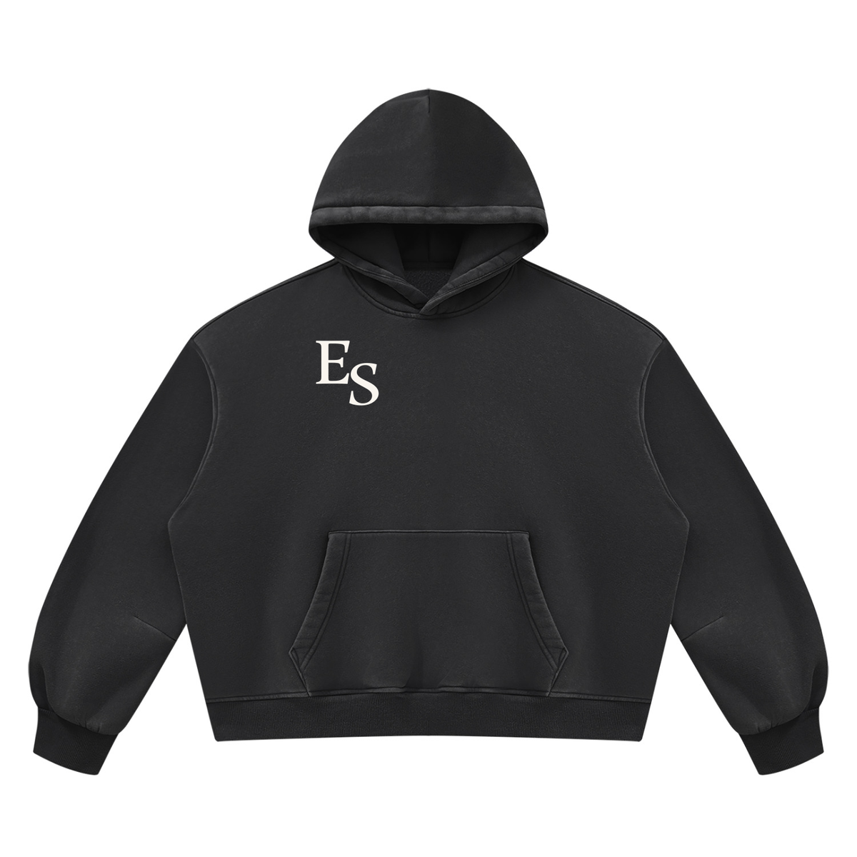 Unisex Vintage Wash Boxy Fleece Hoodie