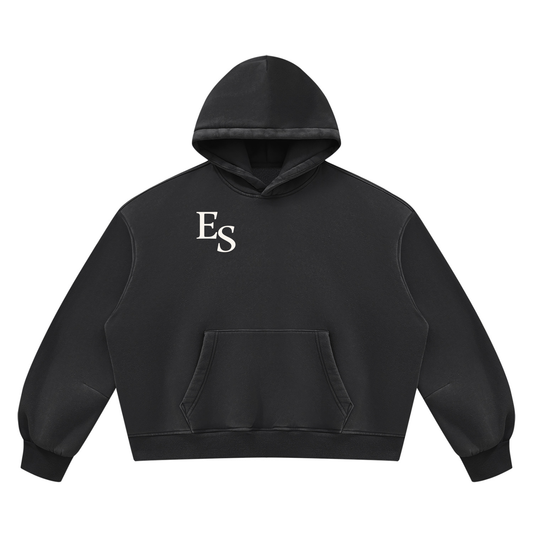 Unisex Vintage Wash Boxy Fleece Hoodie