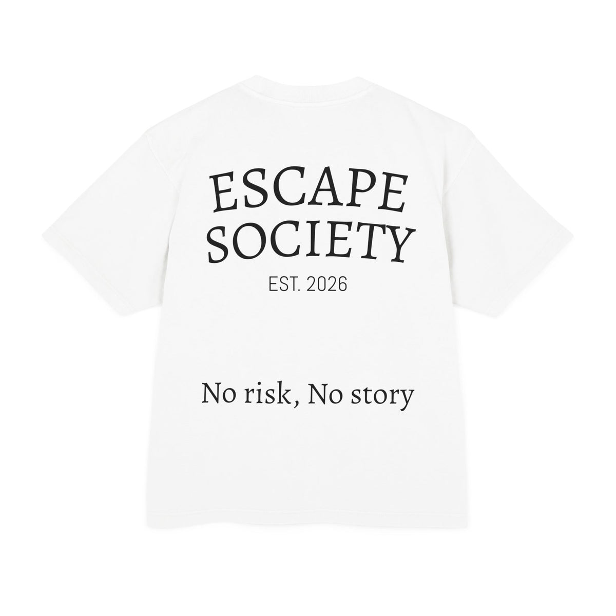 Escape Society Tee White